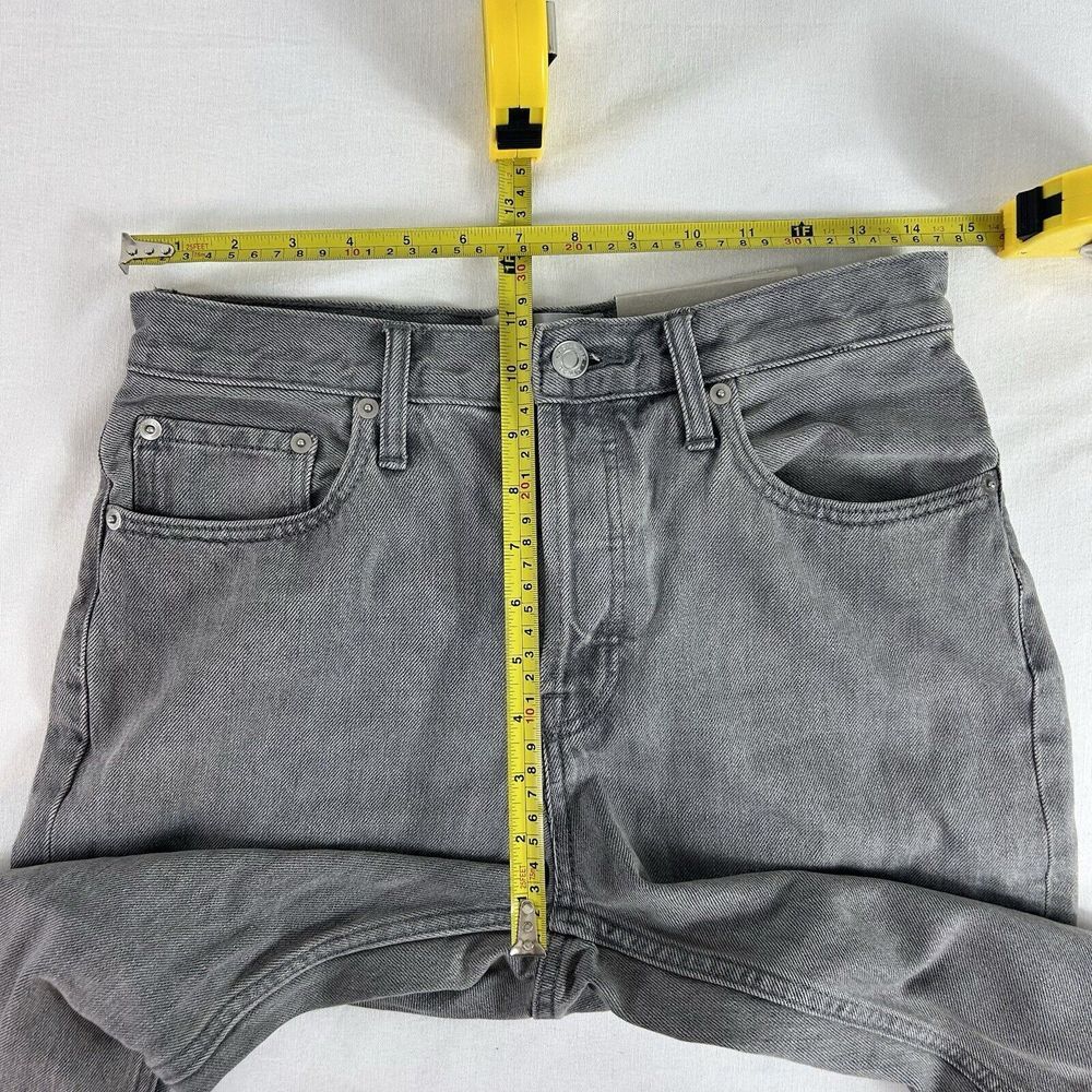 Everlane The 90s Cheeky Jean Womens 27 Crop Gray 100% Cotton Button Fly NWT‎ - Picture 5 of 13